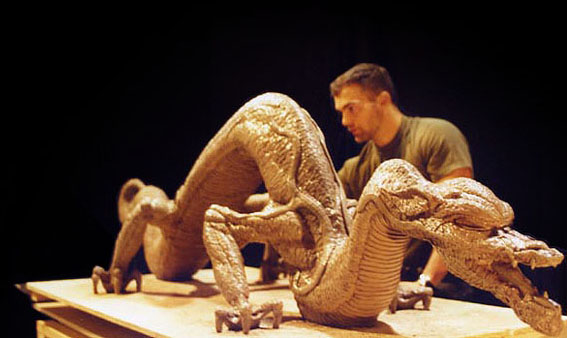 Clifford Frederick and the Ancient Chinese Dragon Sculpture