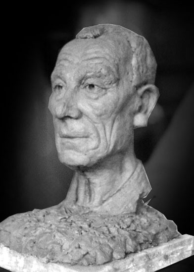 Male Bust Sculpture